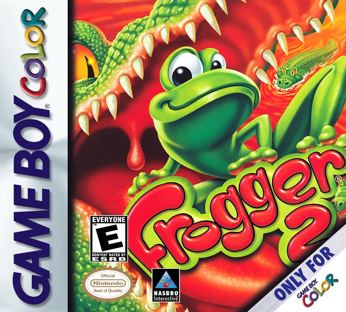 Frogger 2 (Game Boy Color) box art